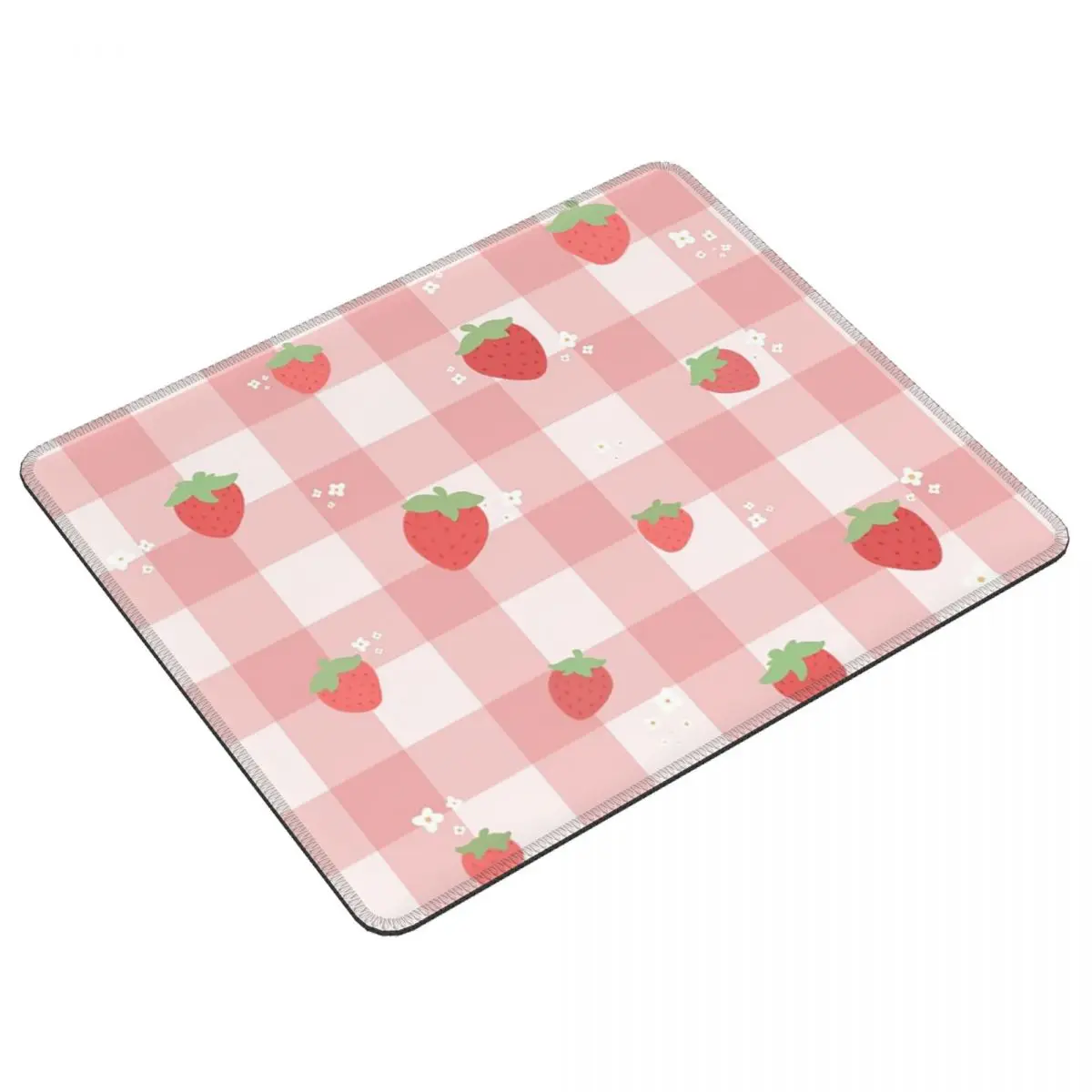 Multi-size Mouse Pad Strawberry Plaid Gamer PC Laptop Mats Keyboard Carpet Computer Gaming Office Accessories Desk Mat