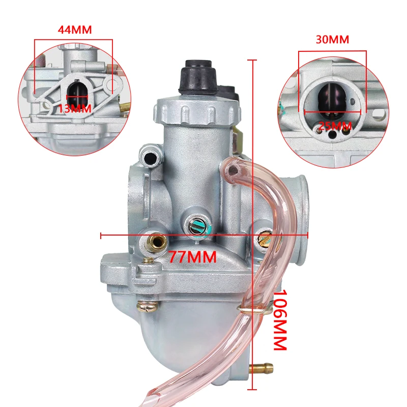 Gaźnik motocyklowy PZ15 do skutera Suzuki TB50 TB60 D1E41QMB GEELY 50 QINGQI 50 — zdjęcie 7