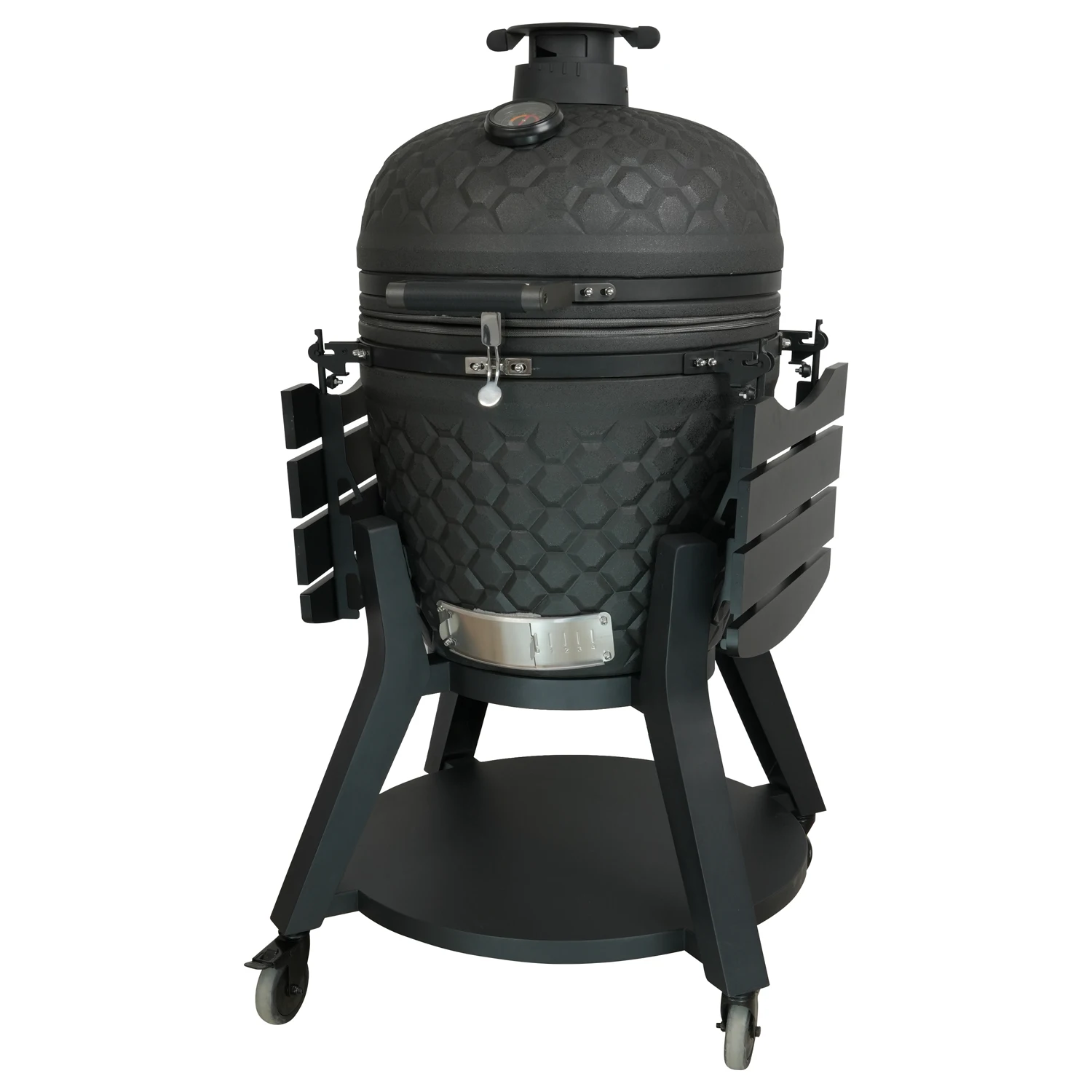 OEM Ceramic Kamado Grill 22inch Asador Barbacoa Outdoor Large Barbecue with Automatic Shut-Off for 3-5 People