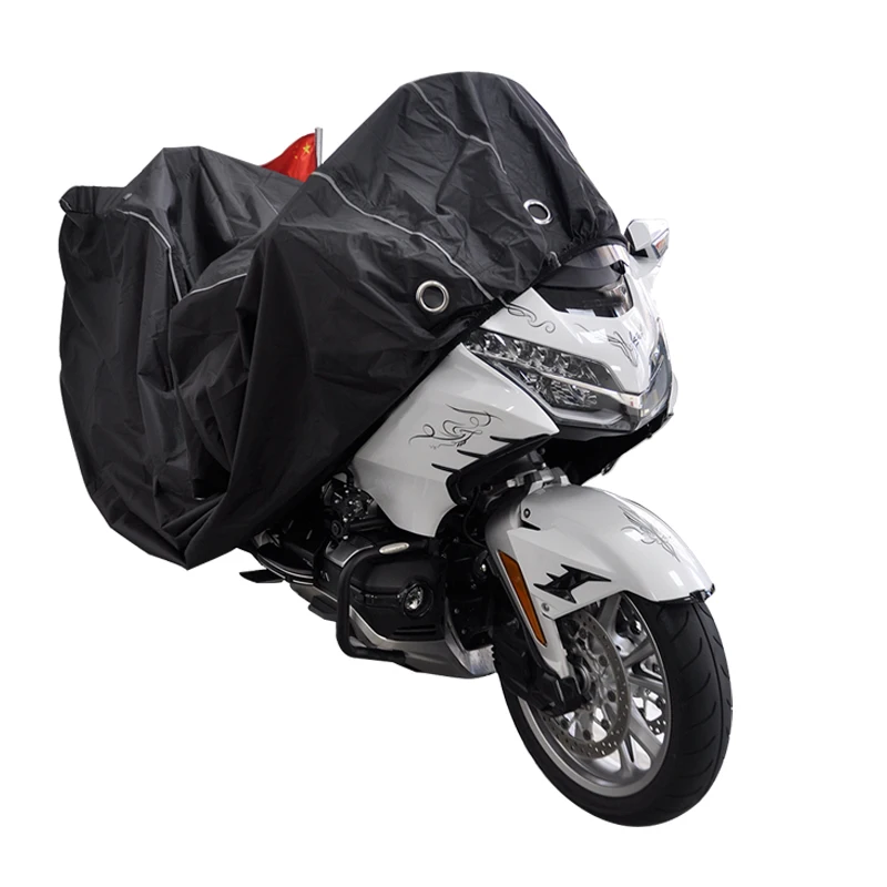 

Panical Thick Motorcycle Waterproof Cover Universal Outdoor Protection Dust Motorbike Rain Cover Sunshade Uv Protective