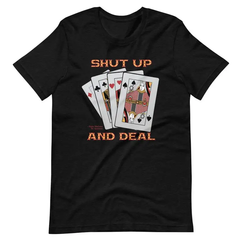 

Shirley MacLaine T-Shirt | Old Hollywood Golden Age Movie Quotes Apparel