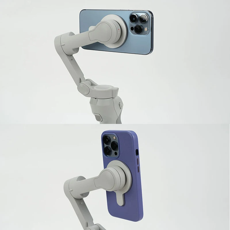 2in 1 قوي المغناطيسي وحدة جراب هاتف محول تركيب المغناطيسي مشبك ل DJI OM 5/OM4/OM4 SE الهاتف المحمول Gimbal اكسسوارات