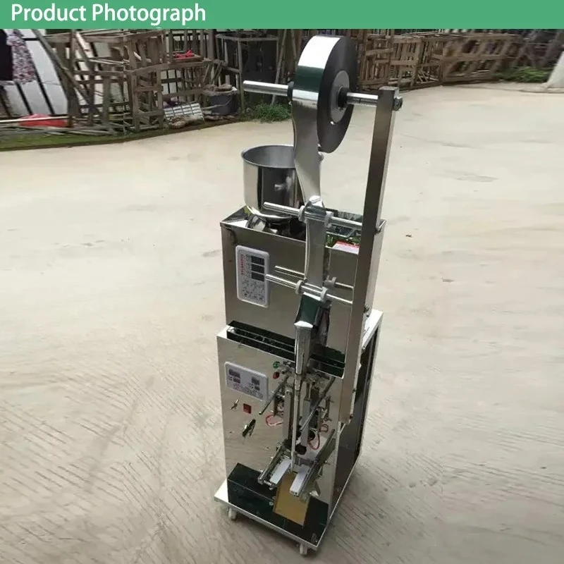 Granule Powder Packing Machine Quantitative Filling Machine Stainless Steel Automatic Packaging Machine Three Side Sealing