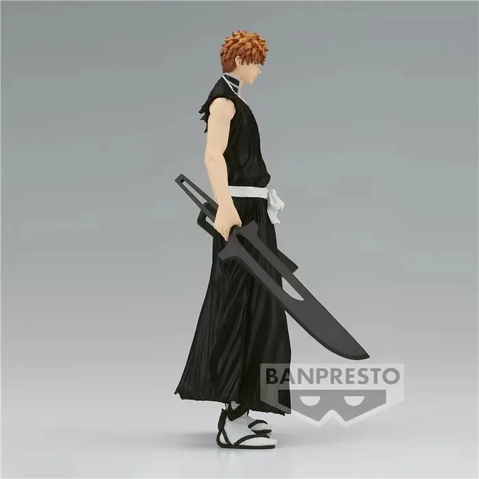 Original Bandai BLEACH SOLID AND SOULS Ichigo Kurosaki Uryuu Ishida Anime Action Figures Collectible Model Ornaments Toy