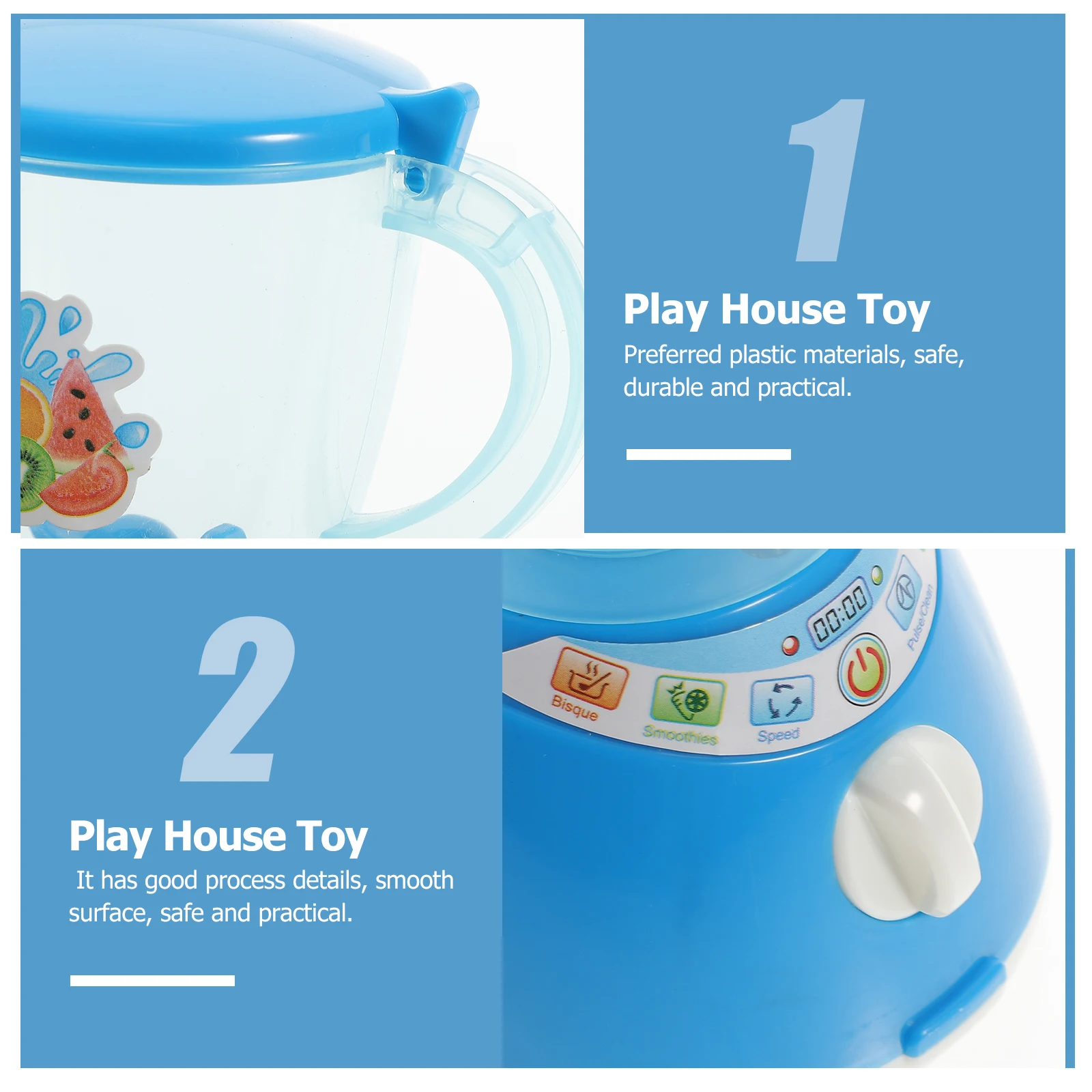 

Mini High Safe Practical Play House Toy Gift Kids Toy Development Plaything Smooth Plastic