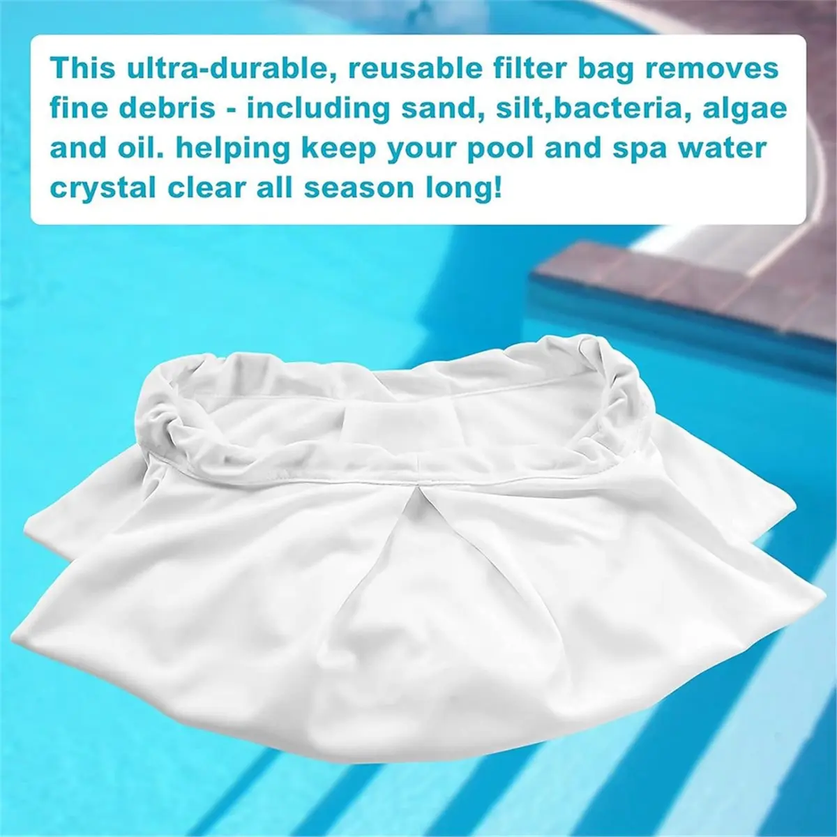 ABUA Filter Bag 99954307-R1 Replacement for Robotic Pool Cleaners DX3 DX4 M3 & Other Robot Cleaner