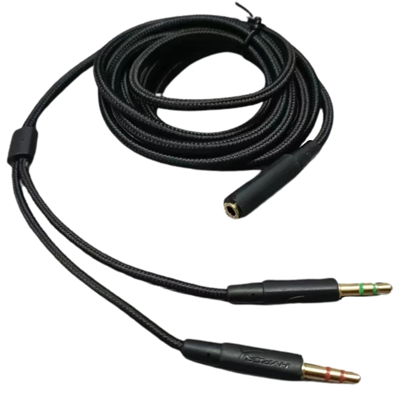 Versatile 3.5mm Male to Female Headset Cord for Cloud Mix Computer Headphones High‑resolution Sound Wire Long lasting Dropship