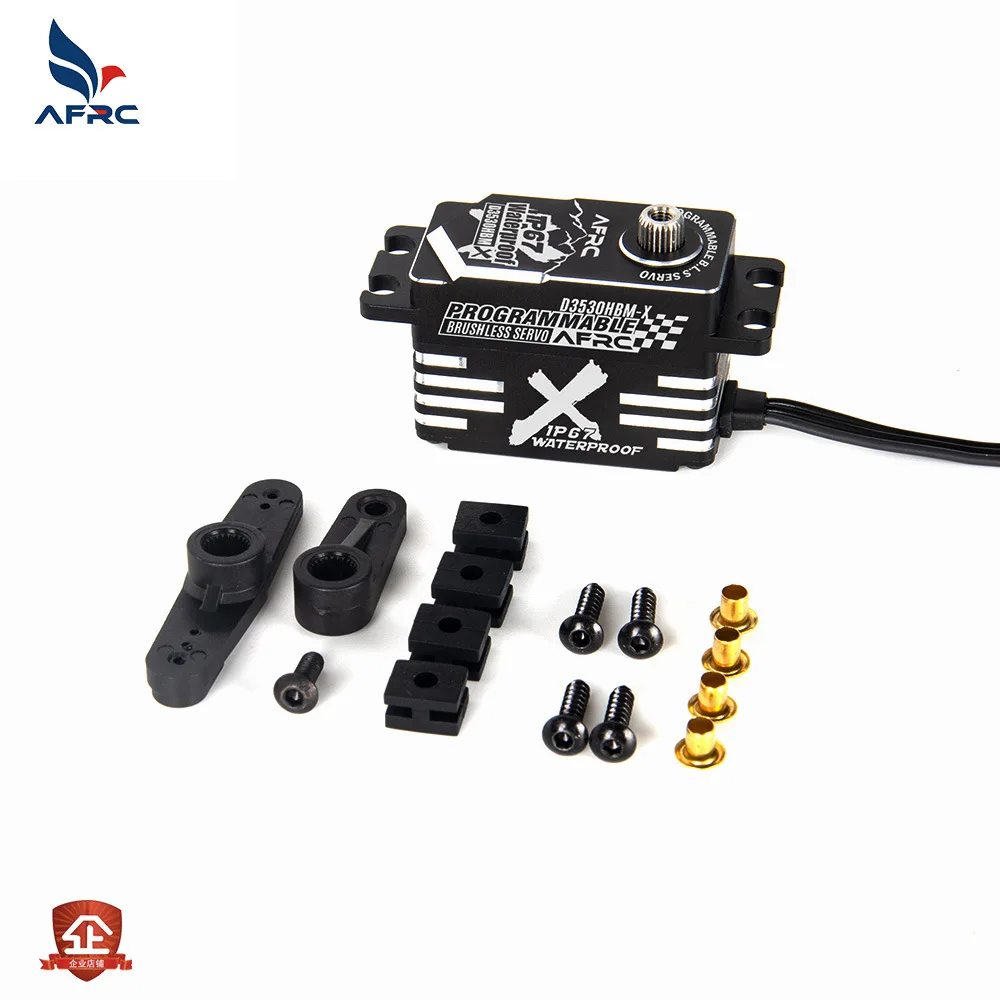 D3530HBM-X Serwo Programowalne Bezszczotkowe Wodoodporne Całkowicie Metalowe Serwo do Modelu RC Łodzi Samochodu Samolotu Samochodu Driftowego Samochodu Wspinaczkowego