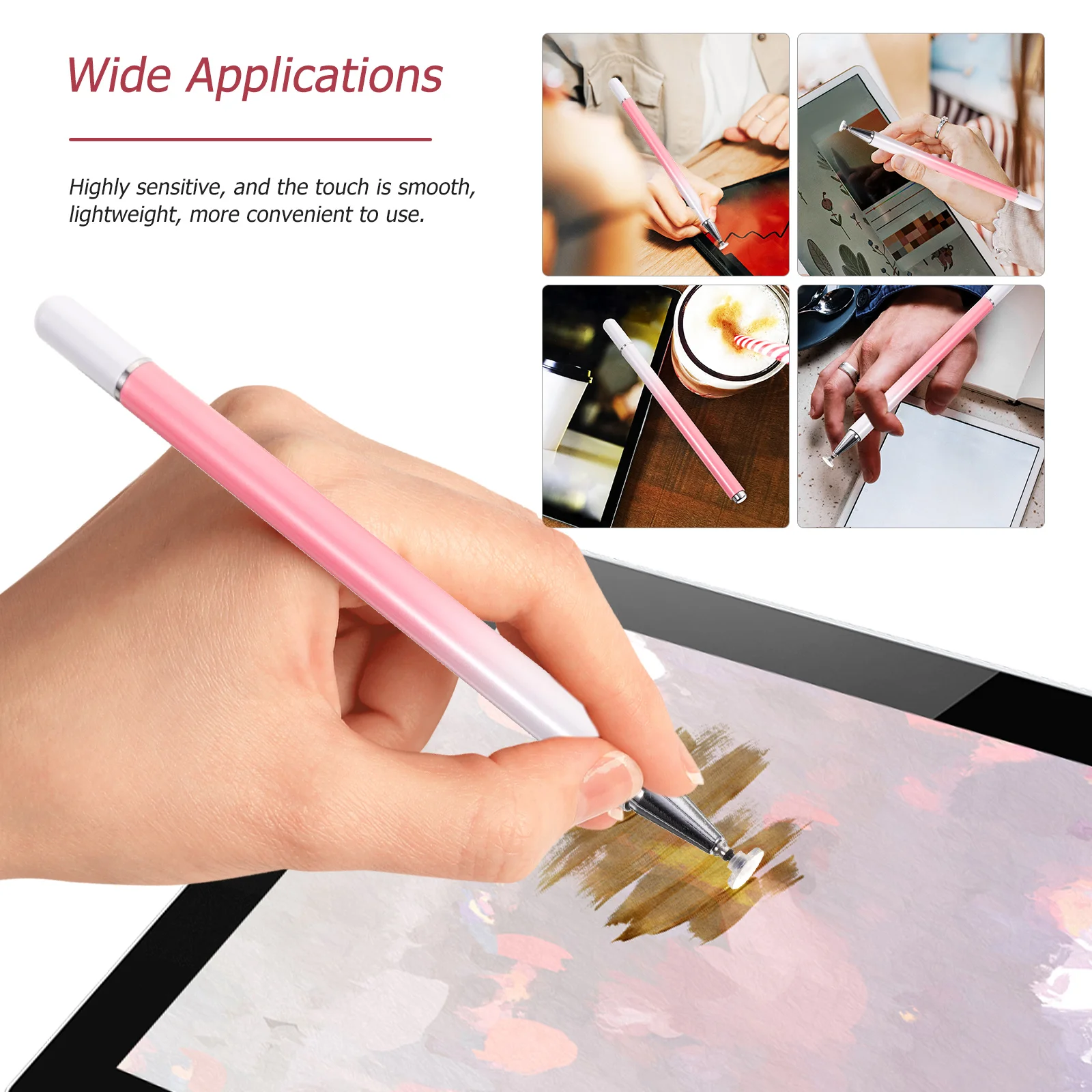 Stylus Pen Universal Capacitive Pen Capacitive Touch Screen for Tablet Laptop Precision Pens Metal Magnetic Smartphones