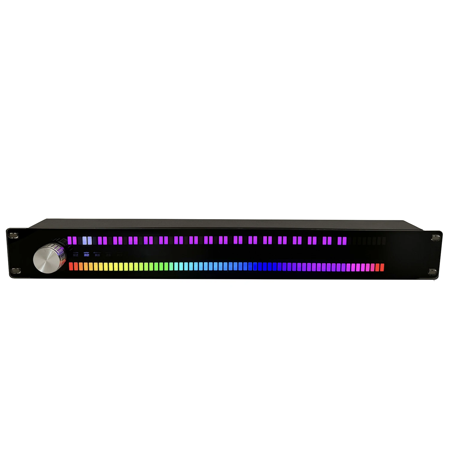 Music Level Indicator 128 full color LEDs music spectrum display music atmosphere light music indicator voice control