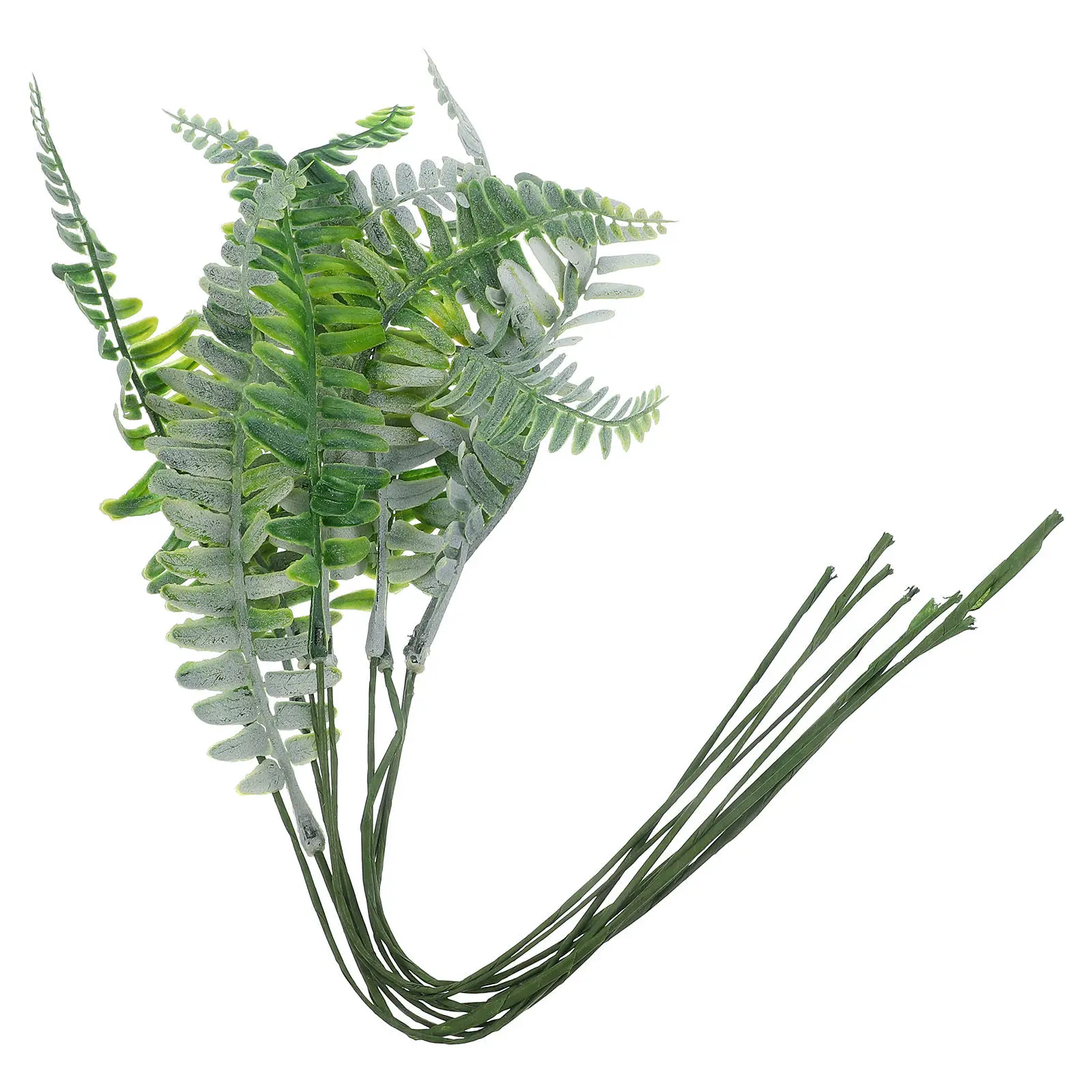 

10Pcs Fake Plant Stems Decorative Simulated Leaves Stems for Garden Theme Party Wreath Making Centerpiece Arrangement Supply
