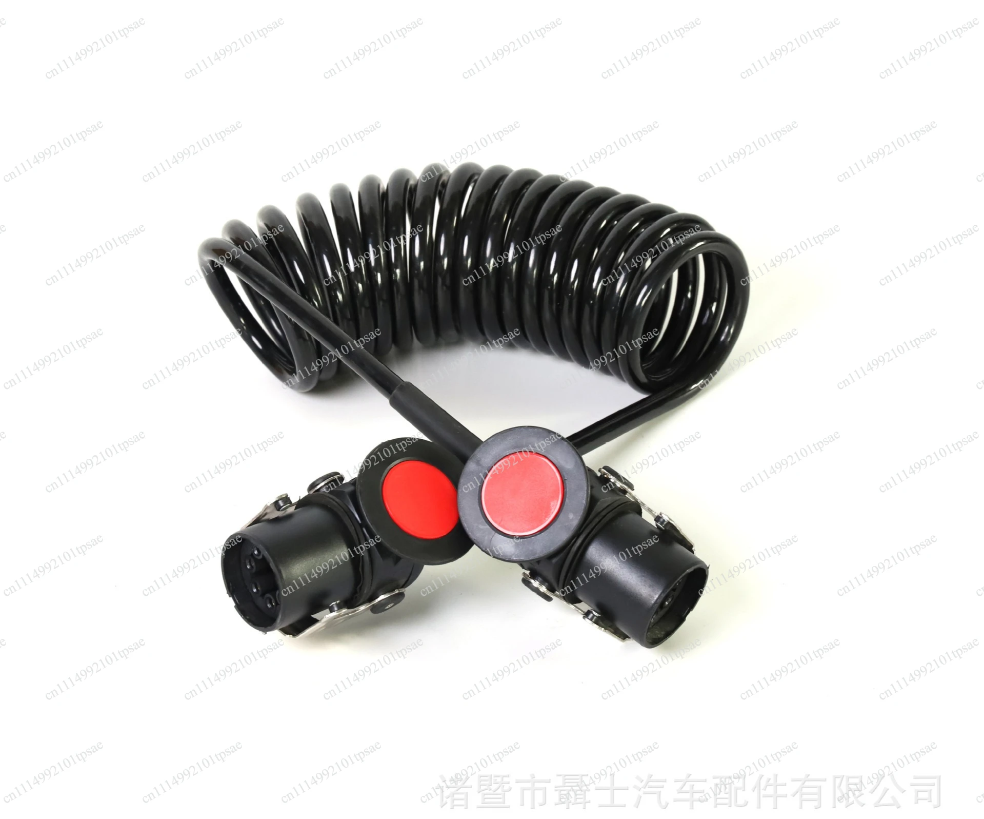 Large Loop 7-Core Spring Wire Harness Assembly   Dedicated to Brake System Connection Cables for Trucks and Trailers