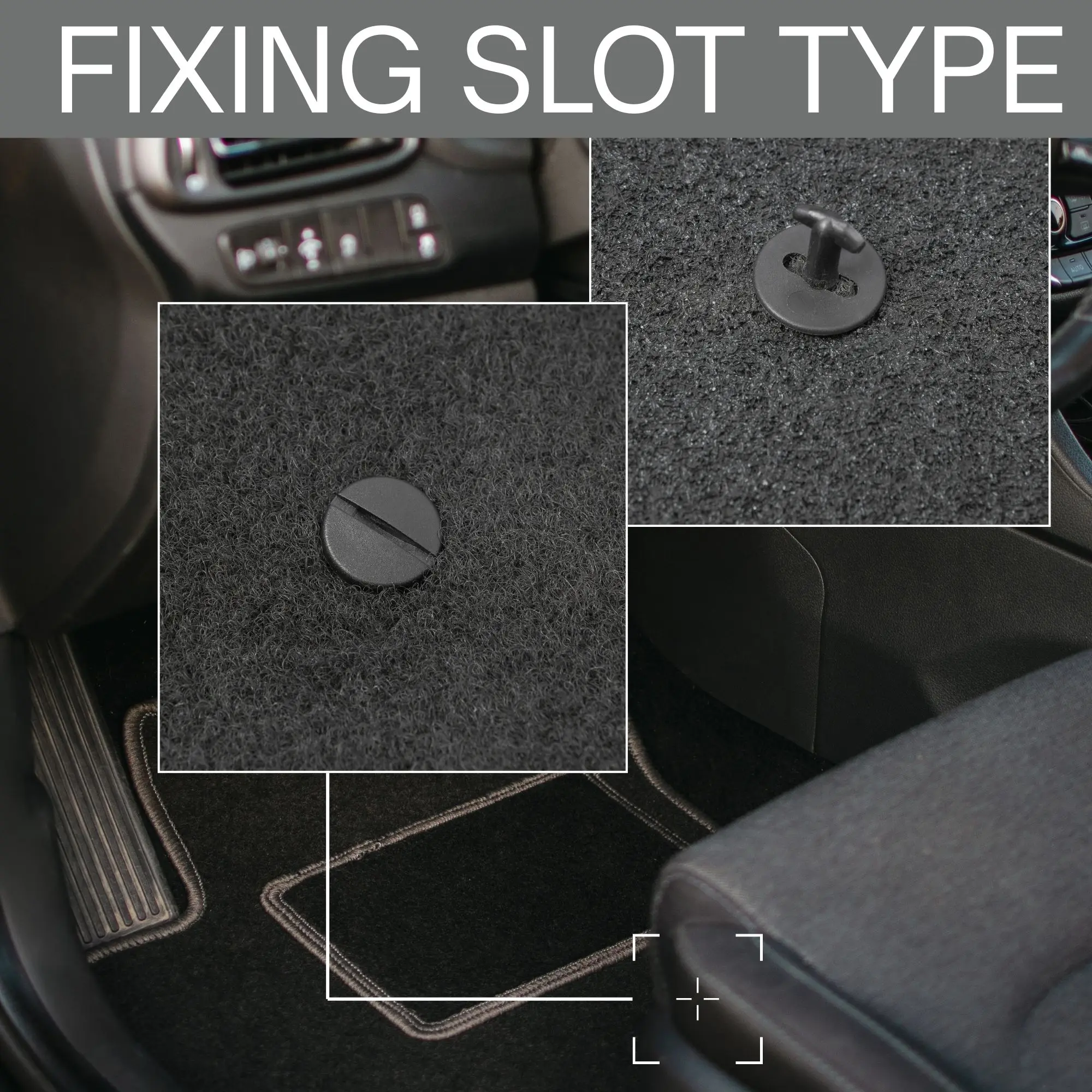 Картина 5: Автомобильные велюровые коврики для кабриолета Mini Cooper II R57 (2006-2013) - графит (4 шт)