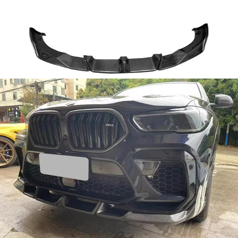 

Carbon fiber LD style front lip front separator front bumper lip suitable for BMW X5M F95 Pre Lci