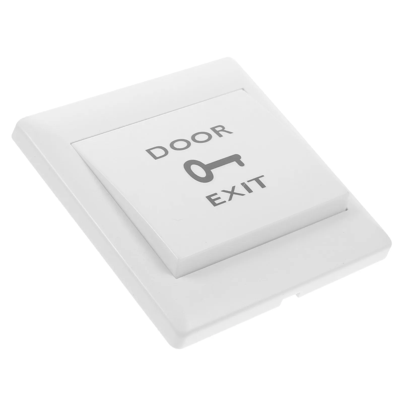 

Door Access Control Push Exit Button Switch White Panel Hard Plastic Fireproof Shell Dc 36V 3A 86x86mm Mechanical Life 500000