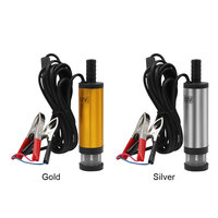 DC 12V Diesel Pump Stainless Steel Submersible Pump with Clip Mini Water Extractor Electric DC Fuel Pump for Car Motorbike Boat