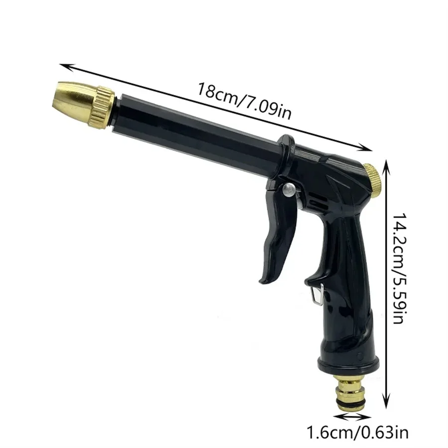 High Pressure Power Water Gun Jet Garden Washer Sprayer Watering Spray Garden Sprinkler for Cleaning Tool Home Irrigation  ﻿