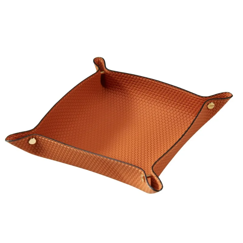 

Leather storage box, desktop storage tray.