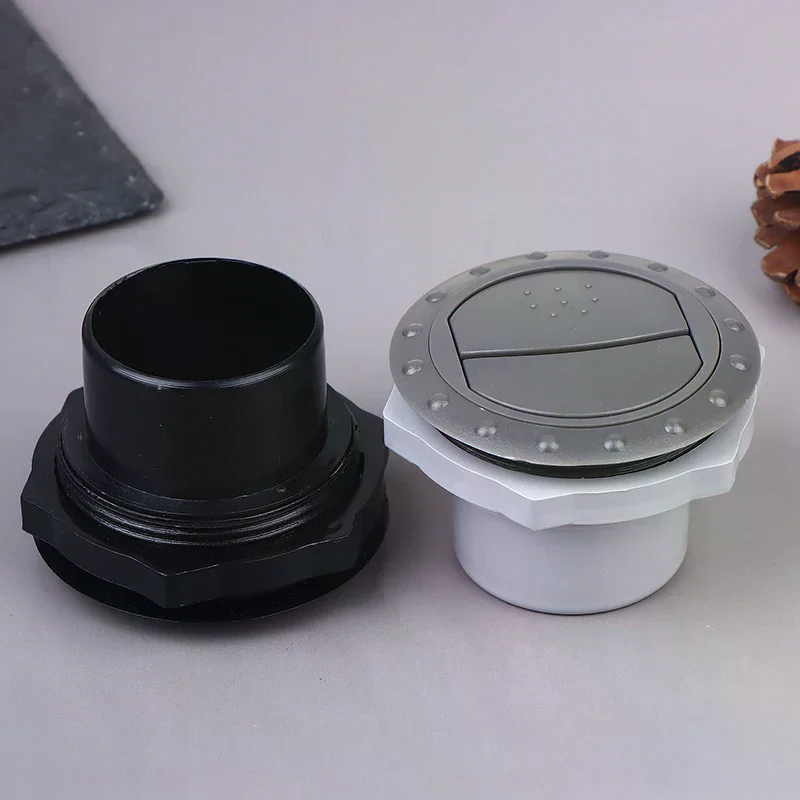 Dashboard Air Conditioning Outlet Deflector Diesel Heater Duct Ducting Air Vent Outlet For RVs Buses Yachts Round AC Deflector