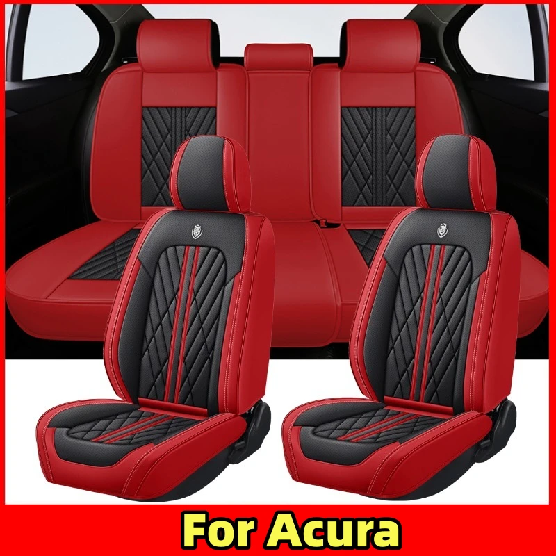 

Чехол на автомобильное сиденье Acura, водонепроницаемый, из искусственной кожи, мягкая, с полным запахом, водонепроницаемый, износостойкий, чехол на сиденье, полный набор из 5 мест