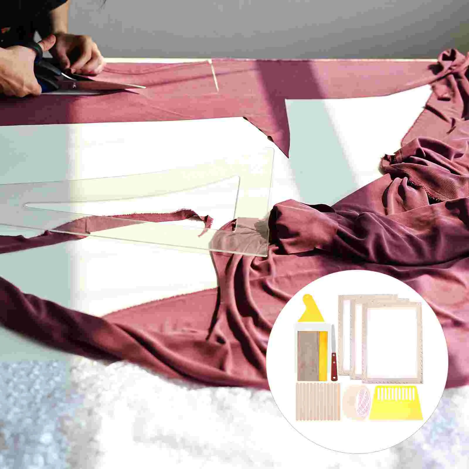 Kit Portable Washable Frame DIY Household Tools Convenient Plastic Child for Reusable