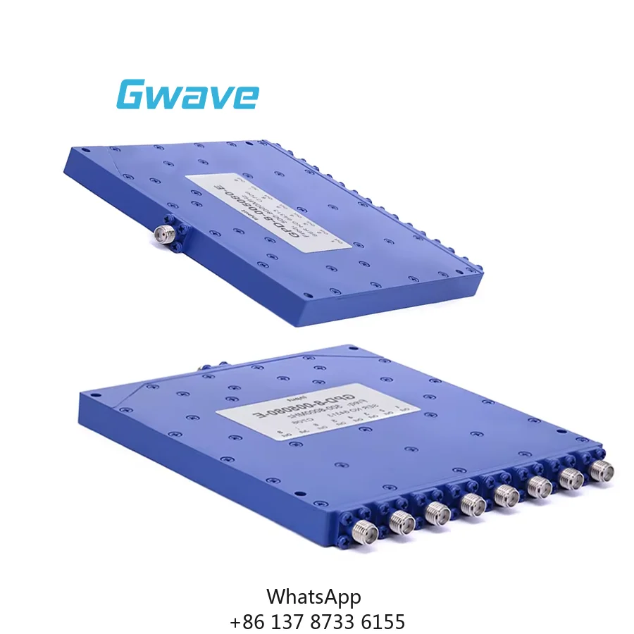 8-Way For SMA Power Divider For Telecom 0.5 GHz To 8 GHz 20 Watt Rated From
