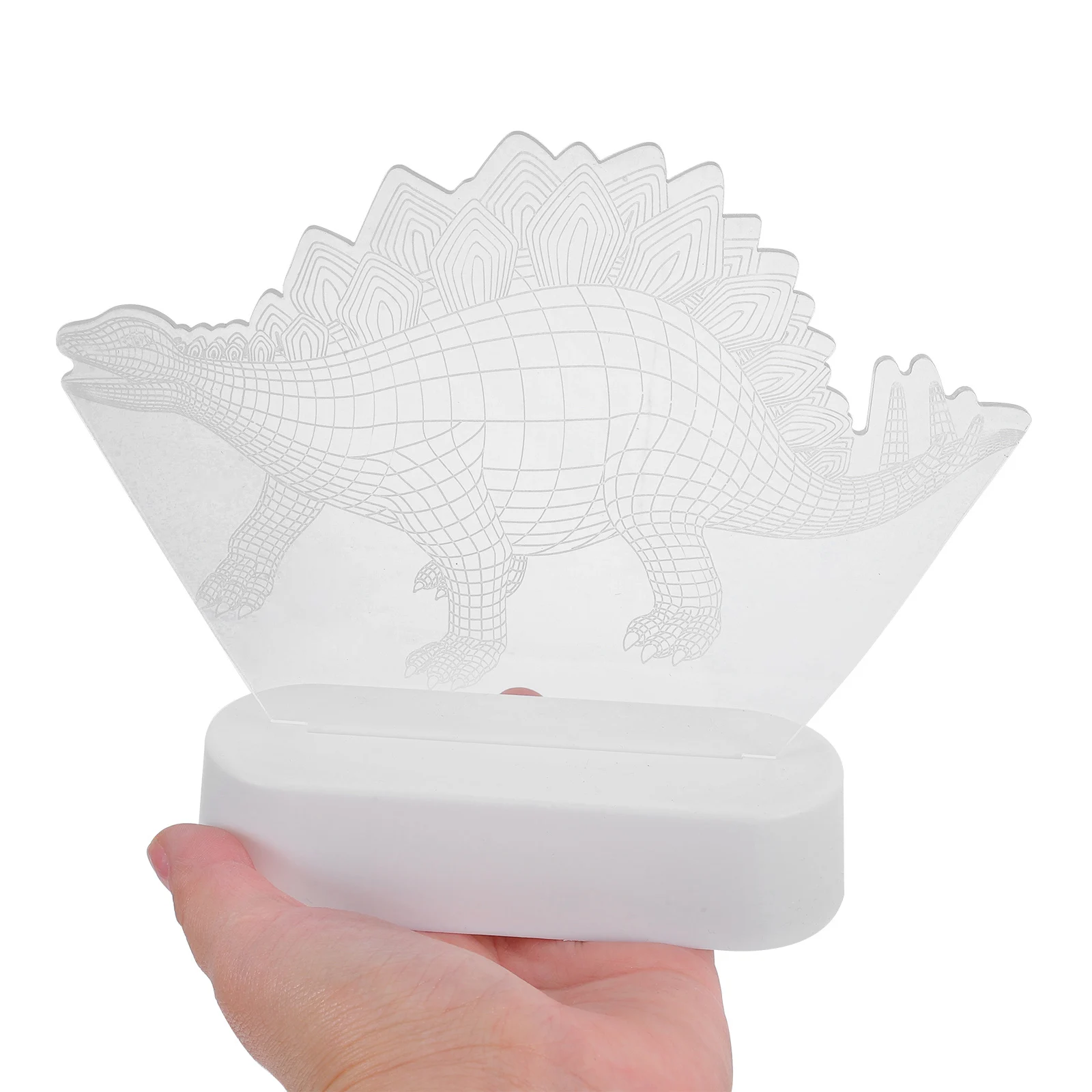 Ozdoby Lampki Nocne Dekoracje Dekoracja Biurka Lampka Nocna Dinozaur 3D Stolik Nocny Lampka Nocna z Kreskówkowym Zwierzęciem Plastikowa Pokój Dziecięcy