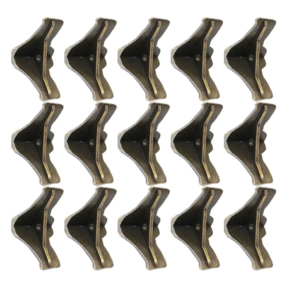 

24Pcs Alloy Decorative Legs Strong Zinc Alloy Material Furniture Support Feet for Gift Box Jewelry Cabinet Heightening