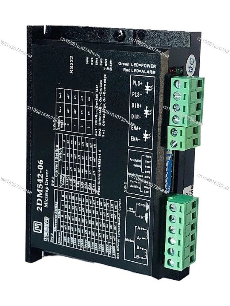 

2DM542-06 57 Драйвер двухфазного двигателя, драйвер шагового двигателя 57 24–50 В