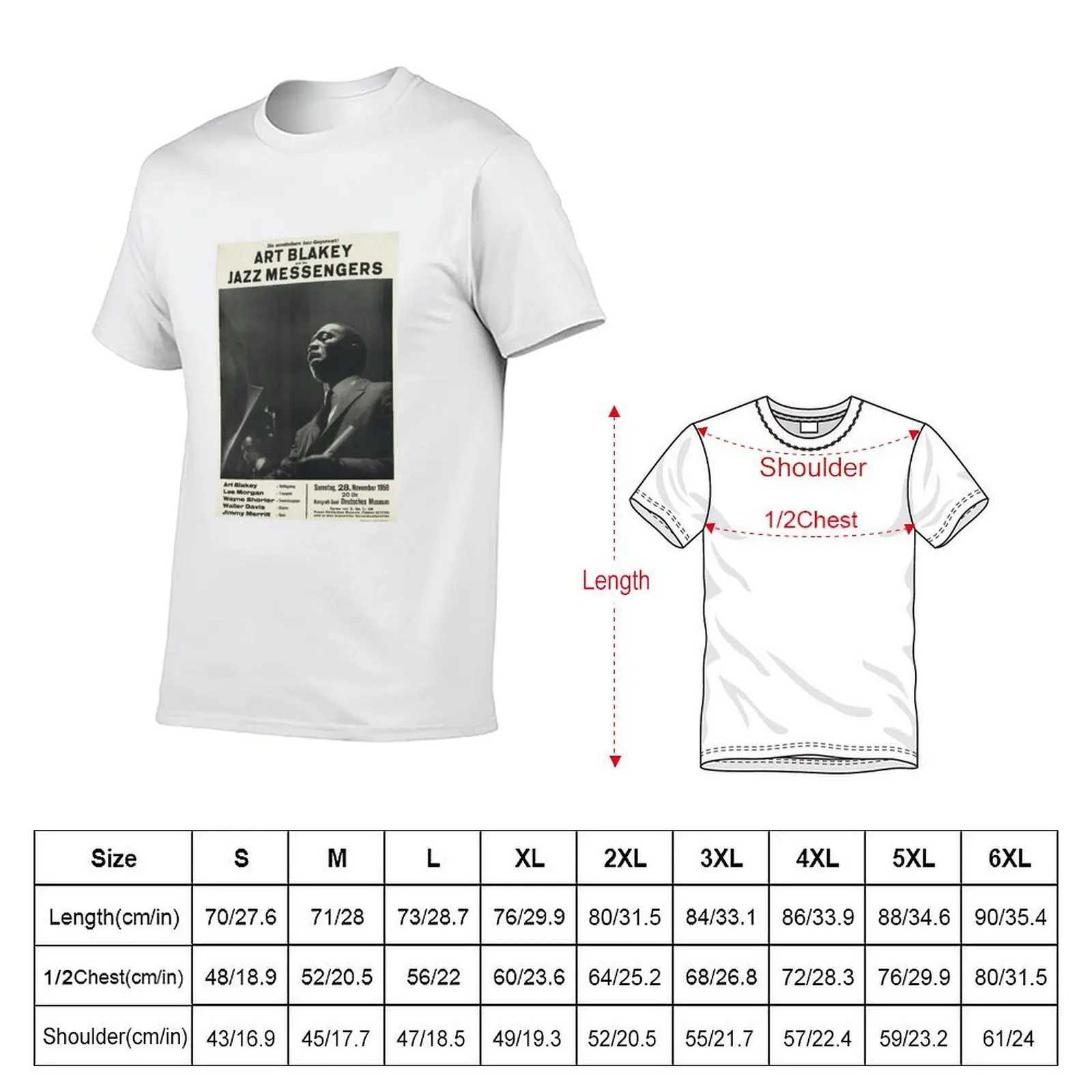 Art Blakey and the Jazz Messengers T-Shirt cotton graphic tees oversized t shirt outfits for men