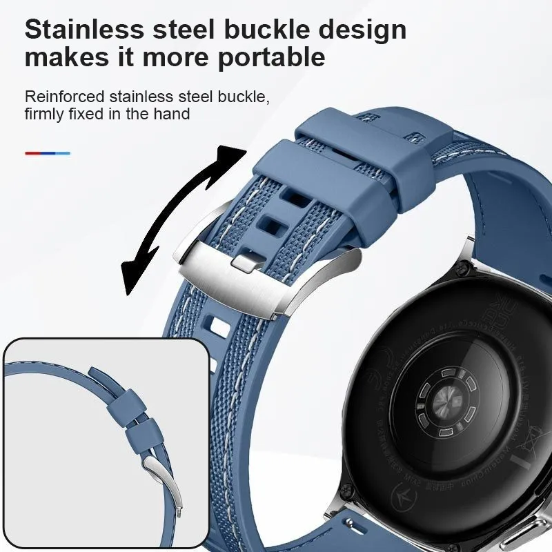 Cinturini per orologi ufficiali da 22 mm per redmi watch 5 accessori attivi/lite Bracciale sportivo composito huawei watch gt 2 3 4 gt5 pro 46mm