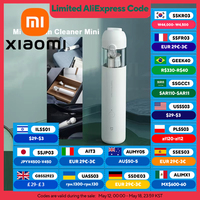 XIAOMI MIJIA Handheld Wireless Vacuum Cleaner,13KPa Suction,For Home Car Cordless Portable Vacuum Cleaner,Max battery life 30min