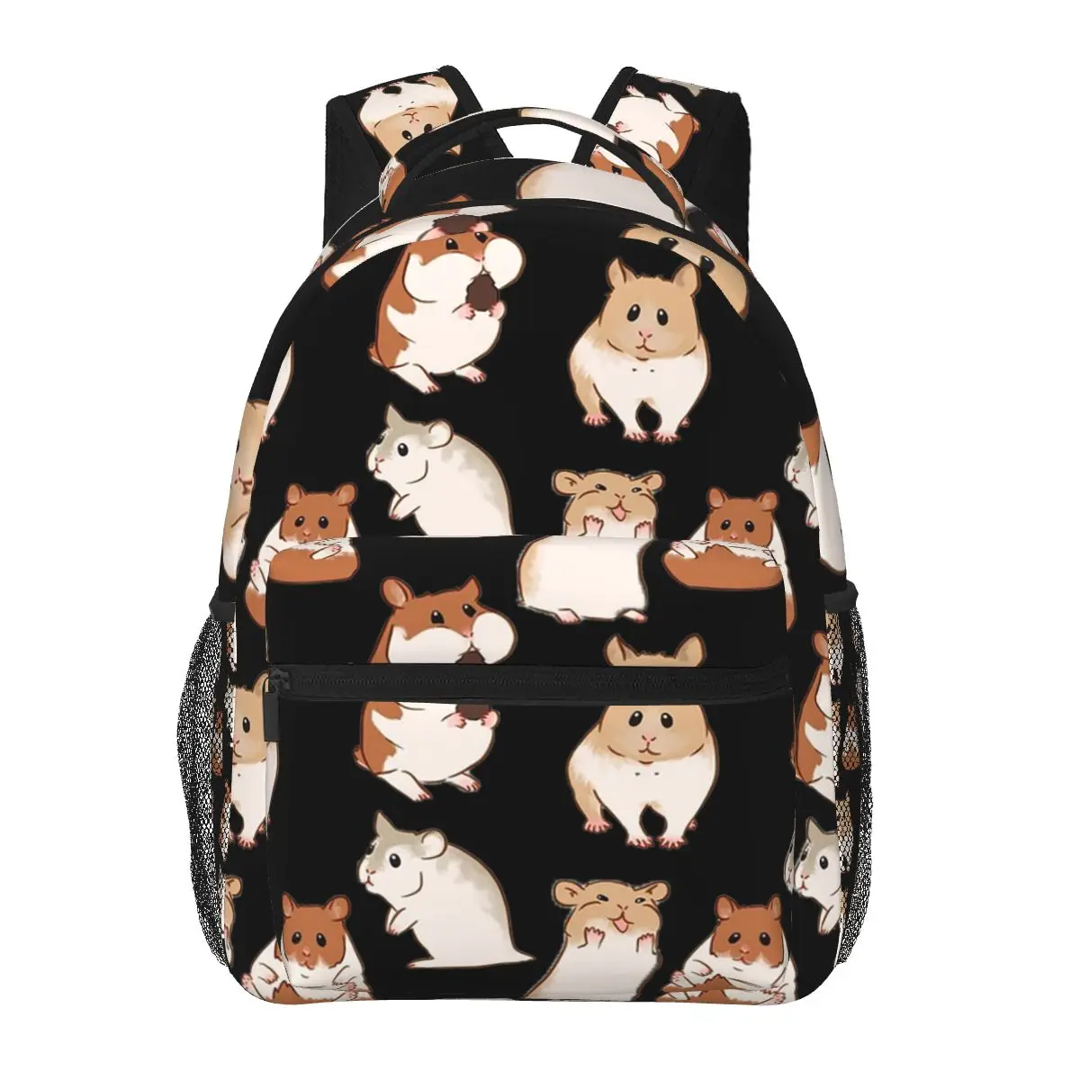 

Cute Hamster Pattern Backpacks Boys Girls Bookbag Children School Bags Cartoon Kids Rucksack Shoulder Bag Large Capacity