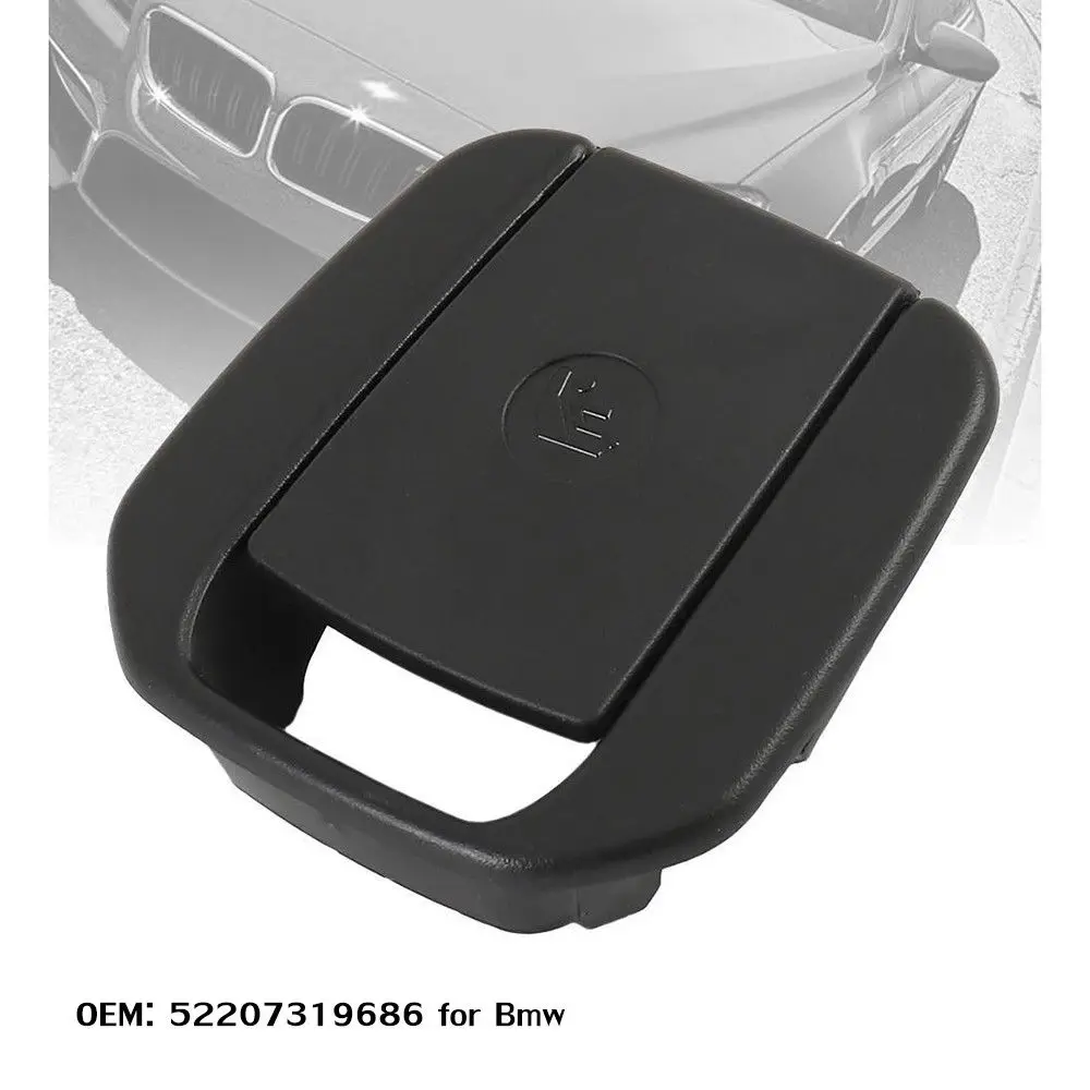 Car Rear Child Seat Anchor Cover Flap Safety Restraint Black Interior Accessories For BMW 52207319686 52207319687 17949110