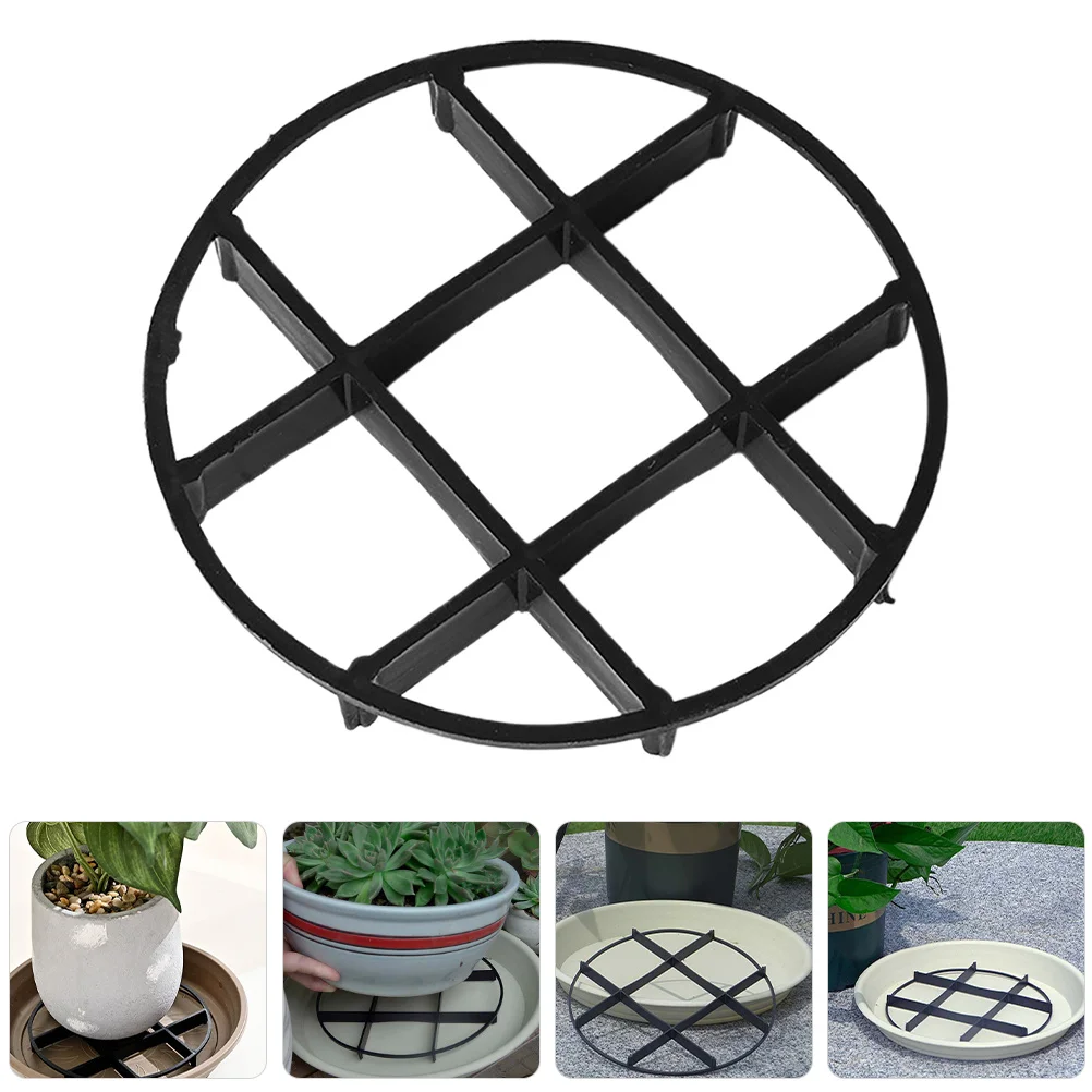 

10pcs Plastic Pot Risers For Outdoor Indoor Use Heavy Duty Plant Saucer Drainage Stand Elevated Flowerpot Base To Prevent Rot