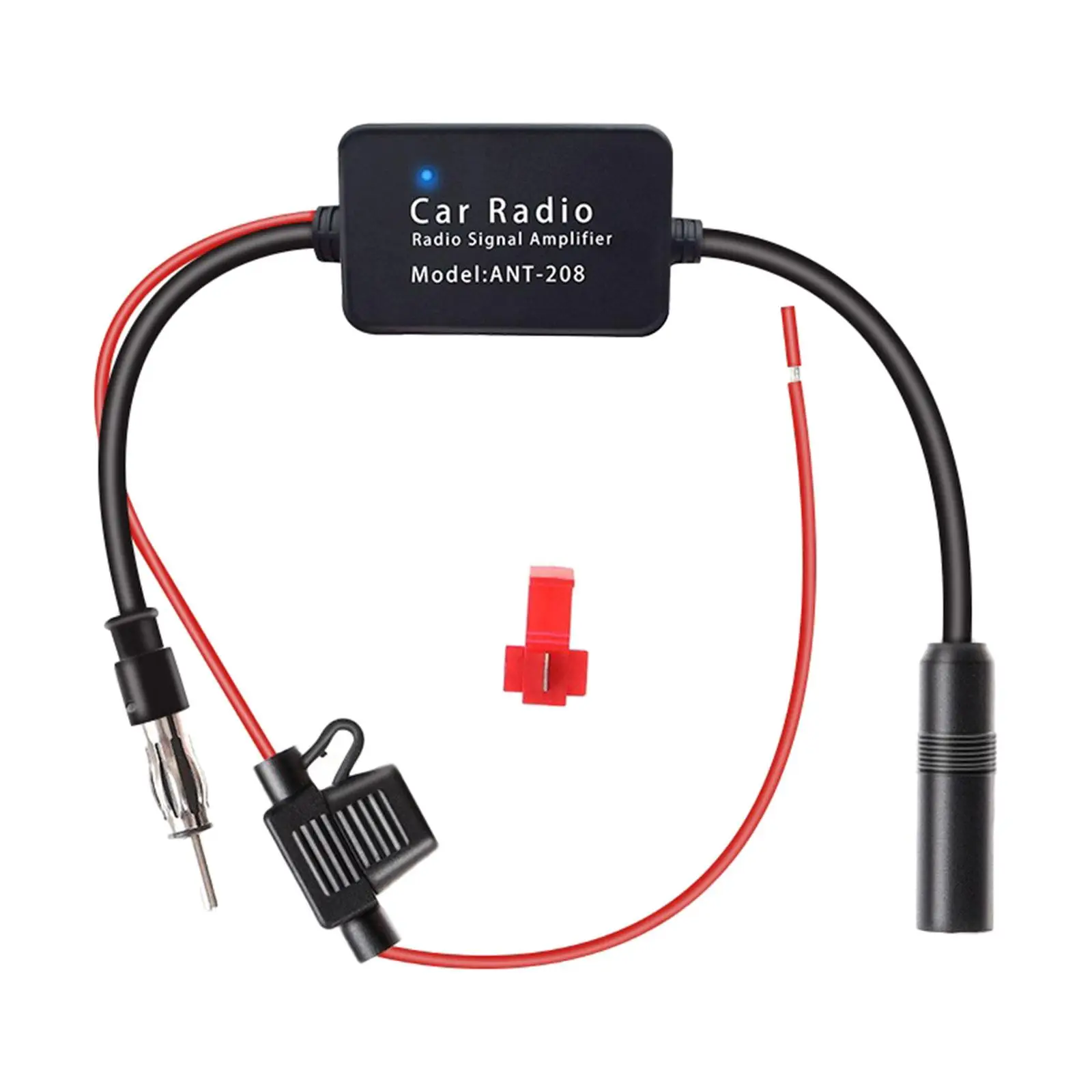 

ANT-208 Car Radio Antenna Amplifier Booster Signal Enhance Device Durable
