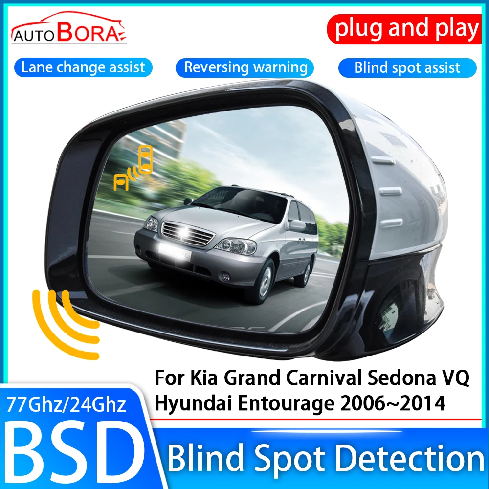 Car Blind Spot Detection System BSD Sensor Drive Rear Mirror Monitoring for Kia Grand Carnival Sedona VQ Hyundai Entourage