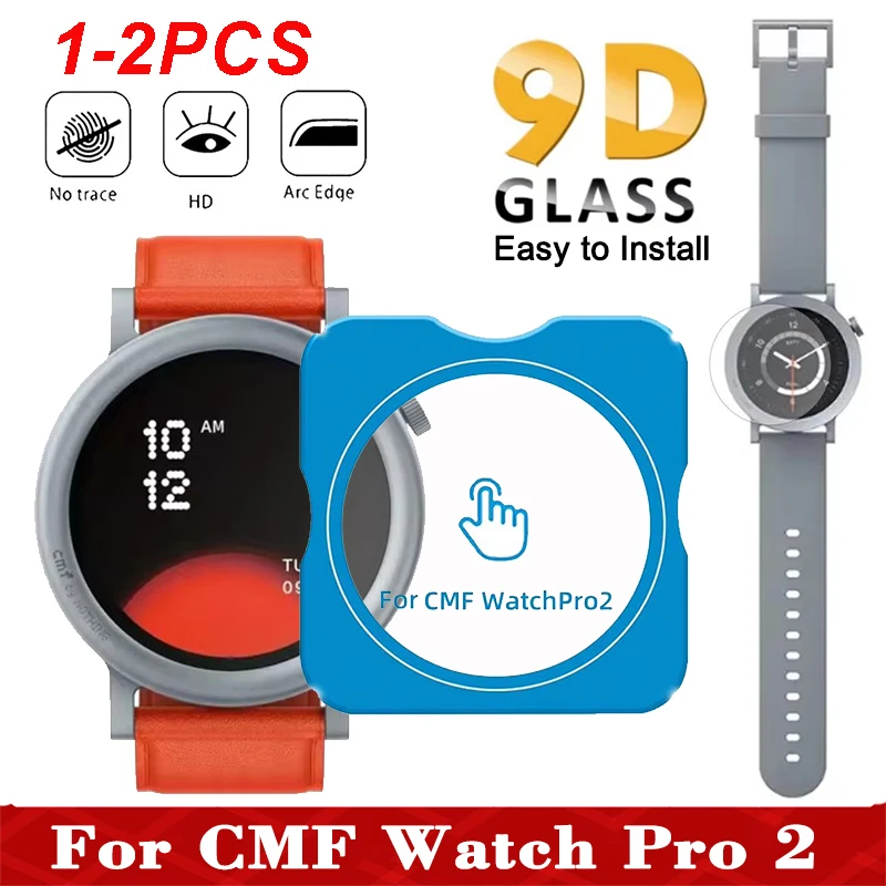 

Tempered Glass For CMF Watch Pro 2 Smart Watch HD Screen Protector Anti-Scratch For cfm Watch Pro 2 Easy Install Glass Films