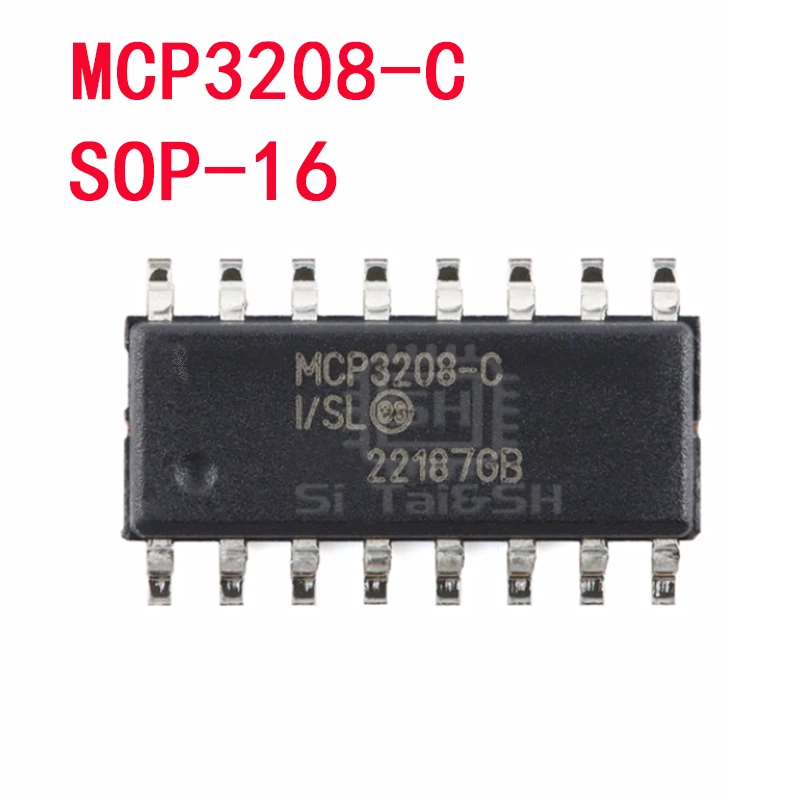 1pcs MCP3208-C 3208-CI/SL 3208-B -BI/SL MCP3208-CI/P -BI/P