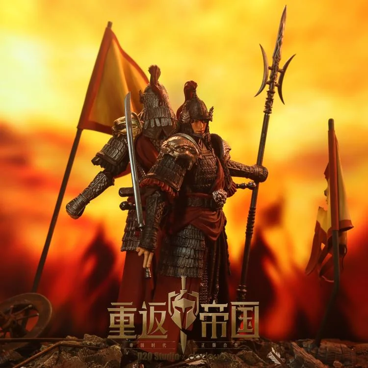 Retorno ao Espadachim Chinês do Império (Armadura de Ouro / Armadura de Prata Ver.) Figura em escala 1/12