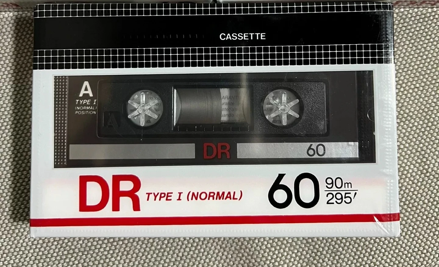 New and unopened blank tape for FUJI DR60
