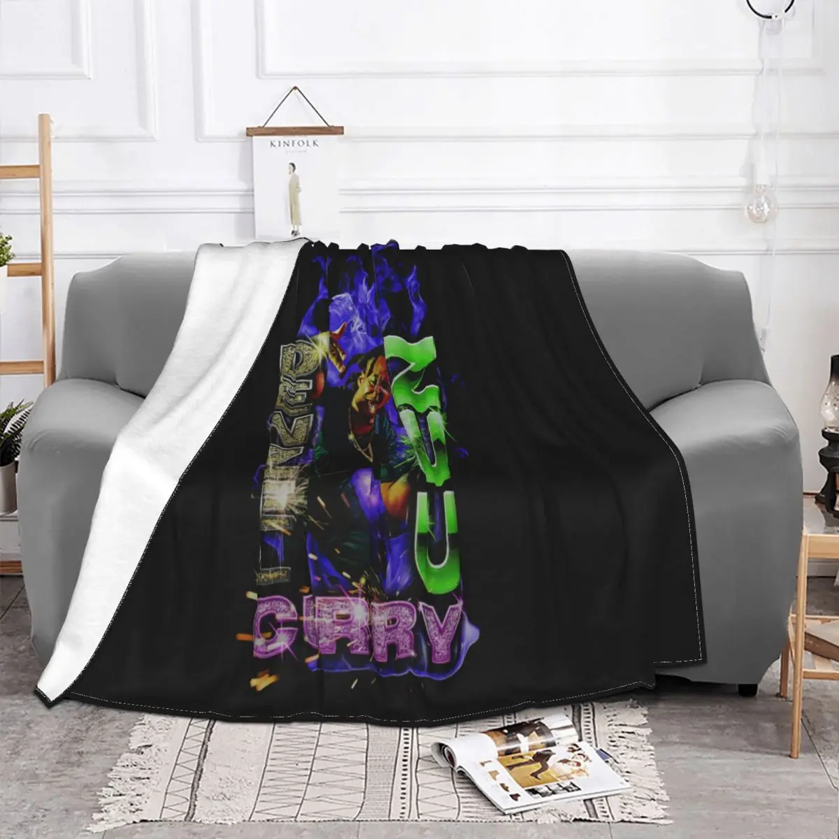 Limited Denzel Curry Zuu Tour 2019 Exclusive S'3Xl Male Different Adult Vintage Retro Adult Throw Blanket