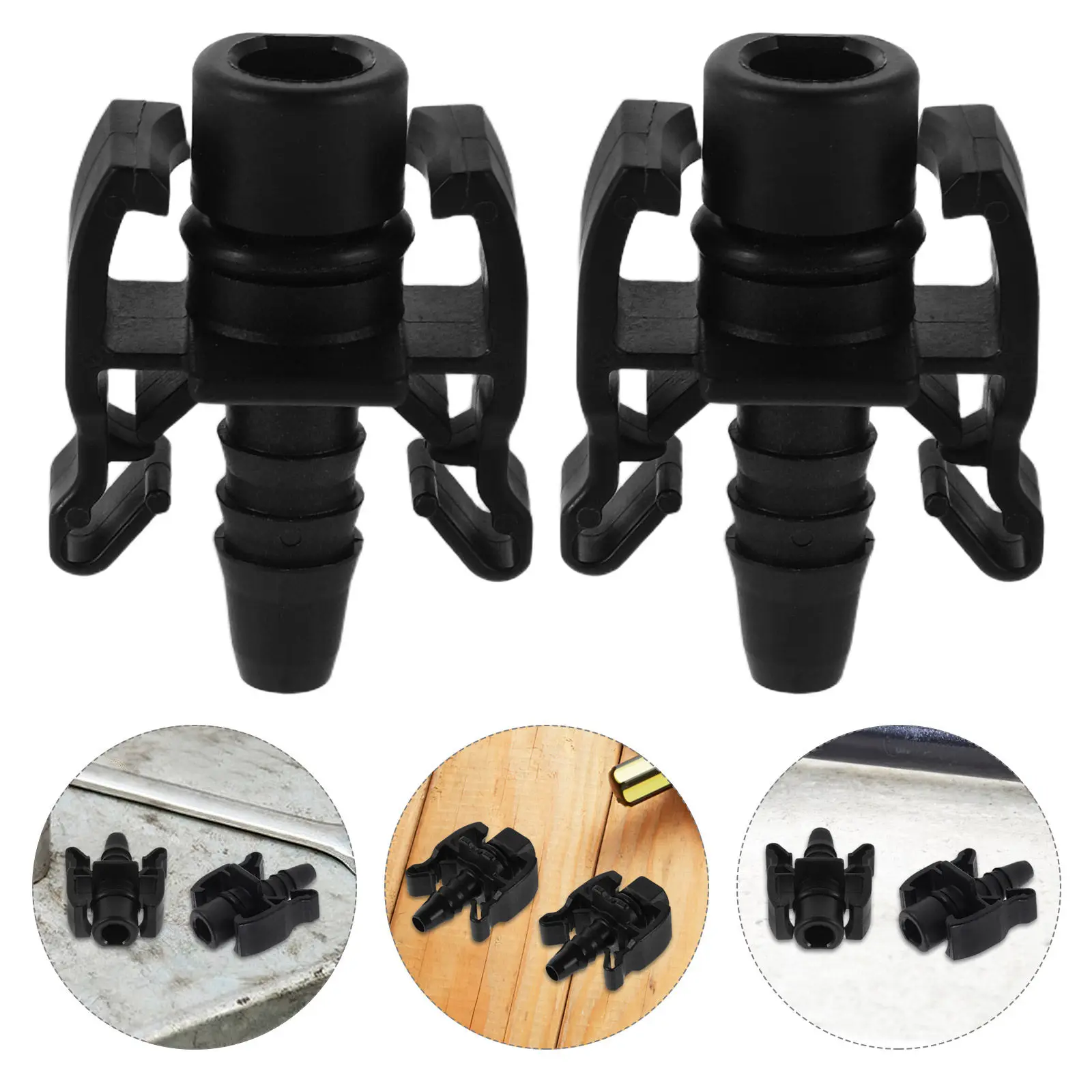 2Pcs Secure Fit Coolant Hose Connector Compatible with Multiple Car Brands Radiator Thermostat Housing Coolant System Fitting
