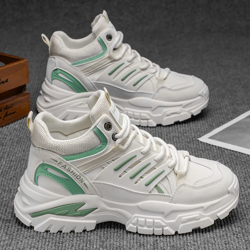 

Men's boots new four season fashion high top boots casual boots outdoor versatile wear-resistant casual commuting workwear boots