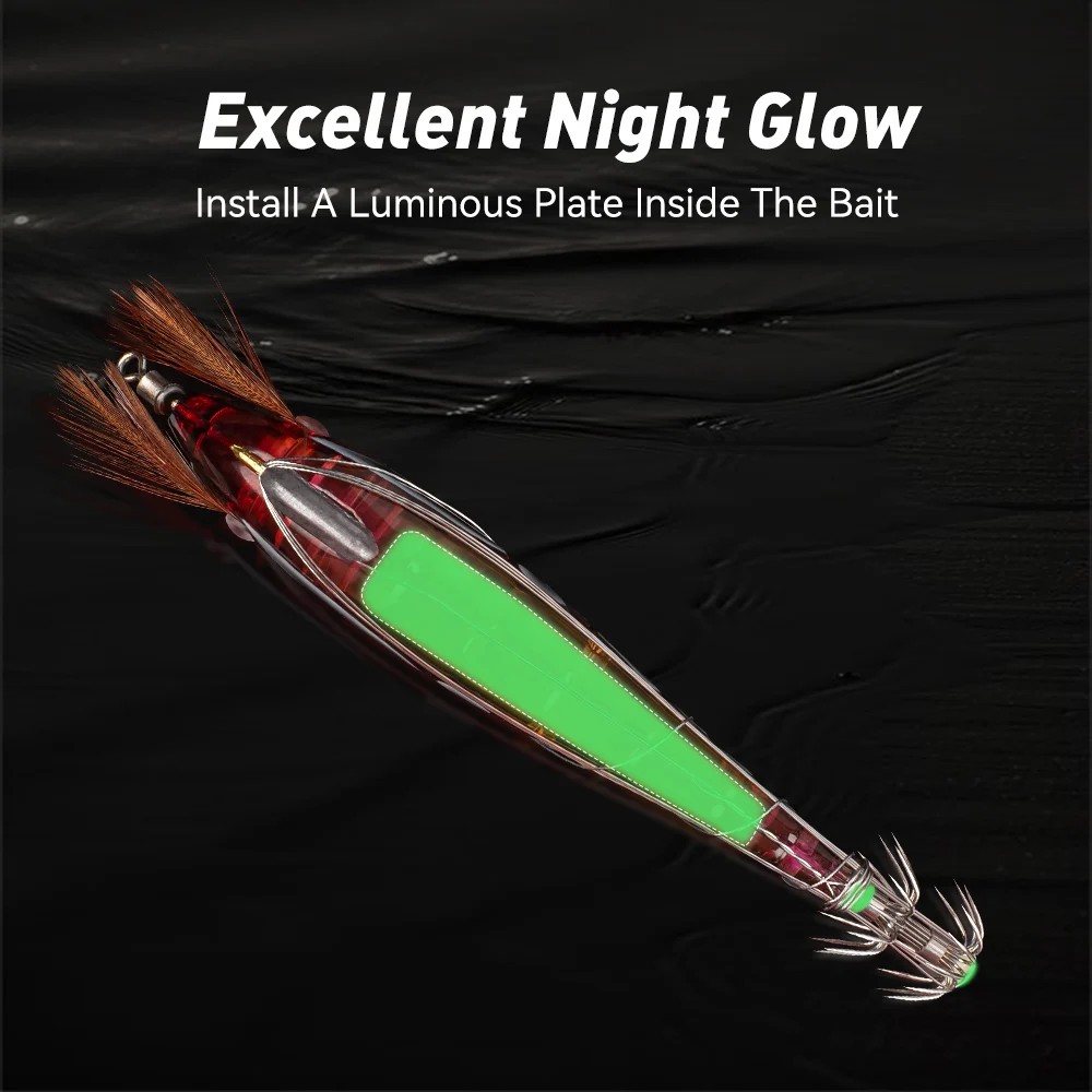 المملكة الحبار تهزهز الخشب الروبيان 9.9 جرام 13.8 جرام غرق الأخطبوط Egi مضيئة أعماق البحار الأخطبوط الحبار الطعم الاصطناعي للبيع #3