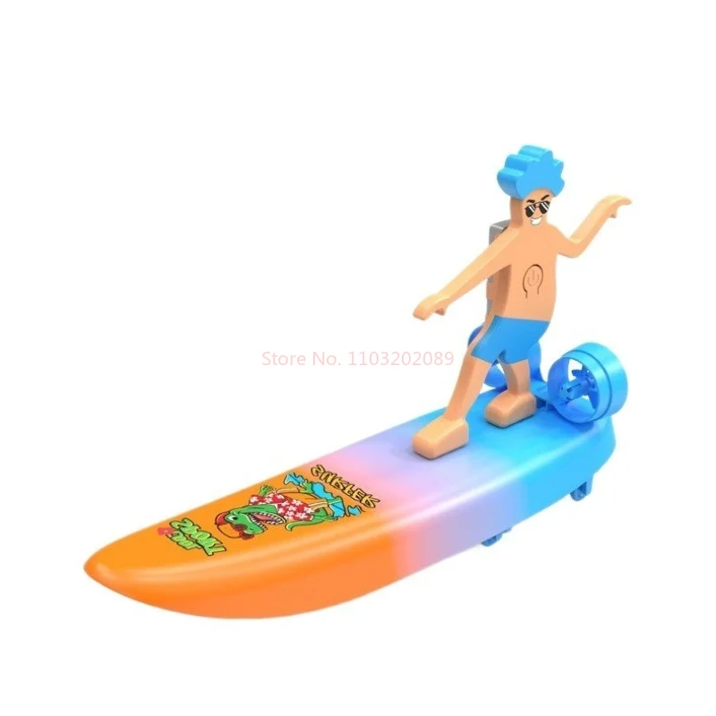 Été nouveau bateau télécommandé électrique planche de surf amphibie créatif dérive Skateboard jouet bateau d'eau charge jouets cadeaux
