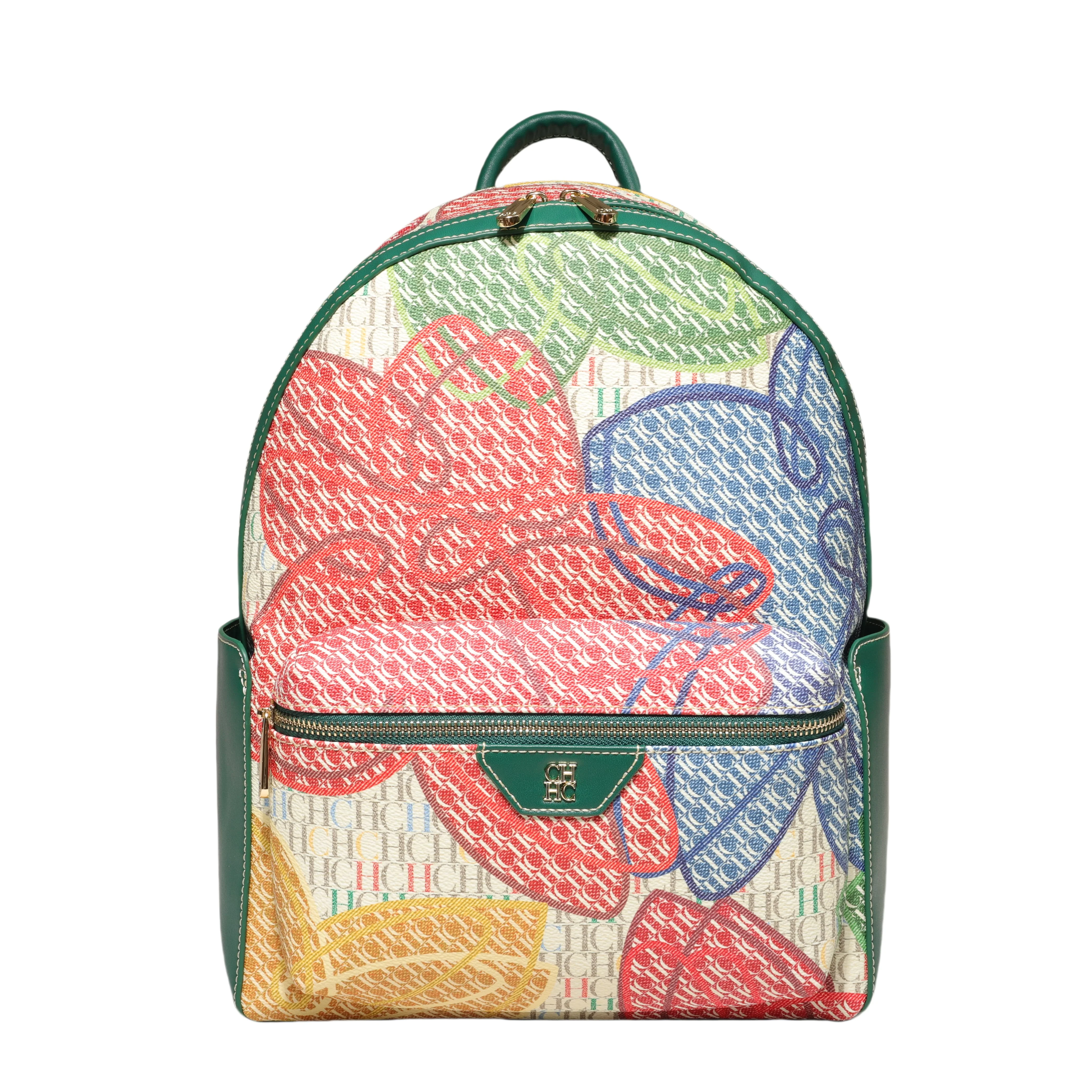 CH New Fashion Women's Backpack Unique Printed Design Women's Backpack Large Capacity Color Printed Travel Bag Women's Bag 2026