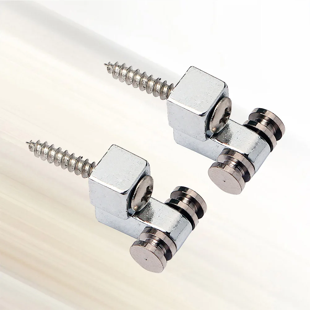 

2pcs Metal Roller Tree Retainer For Electric Bass Guitar Durable Lightweight Guitar Accessories With Reduced String Stress,