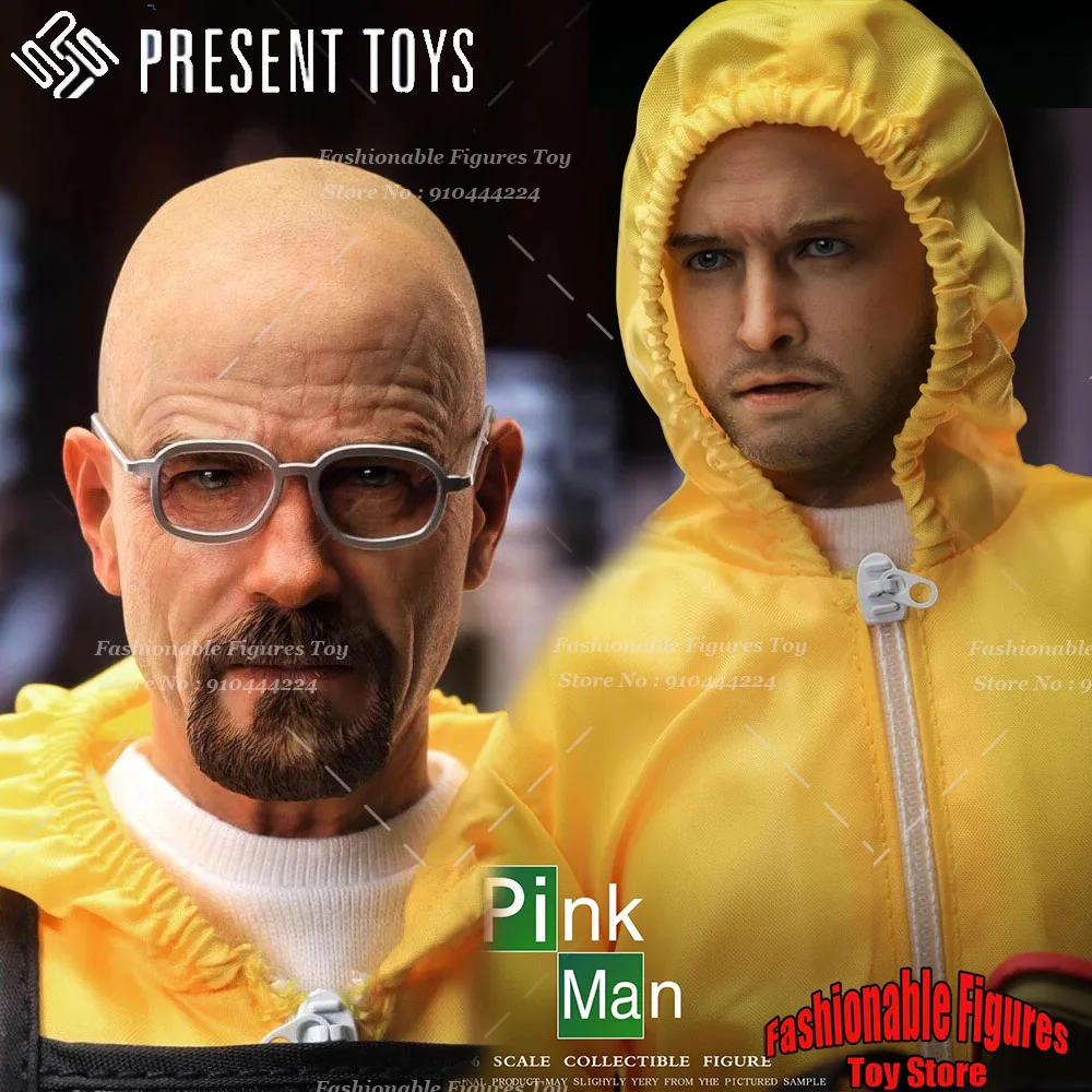 PRESENT TOYS PT-SP97 PT-SP98 1/6 Men Soldier Chemistry Teacher White Partner Student Pink Man 12Inch Men Soldier Action Figure