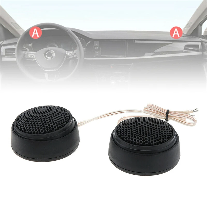 

2pcs 12V Car Dome Tweeter 1000W MAX Speaker High Efficiency Loudspeaker Super Power Audio Sound Universal Car Tweeters